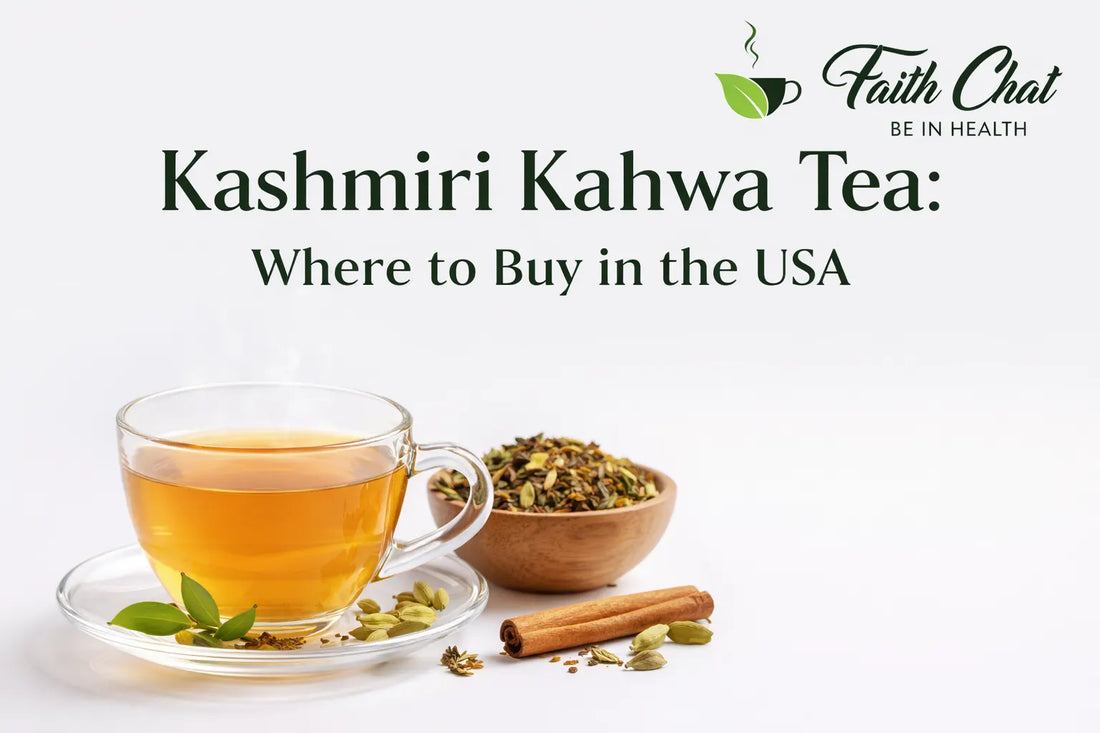 Kashmiri Kahwa Tea, the best tea to buy in USA at Faith Chai