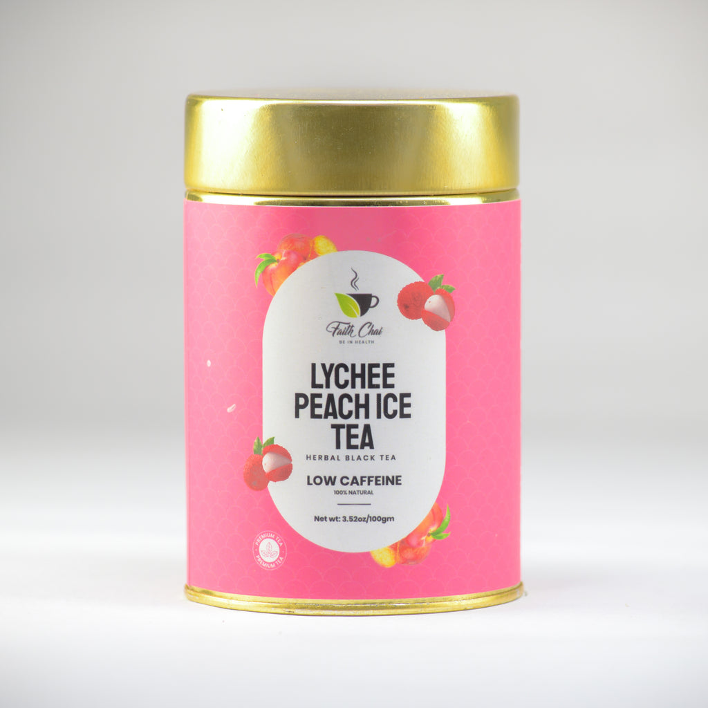 Lychee Peach Ice Tea