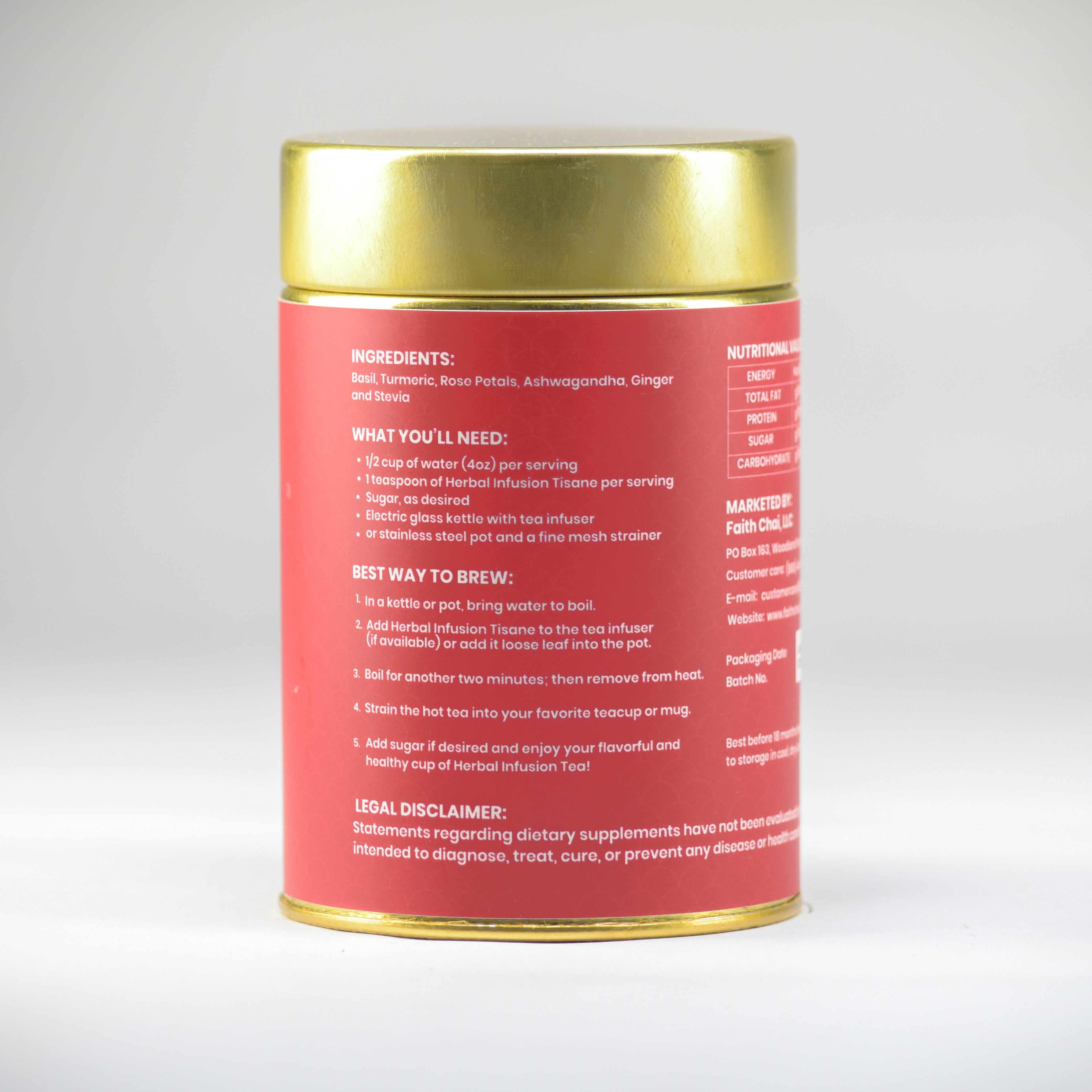 Masala + Blue Berry + Herbal Infusion