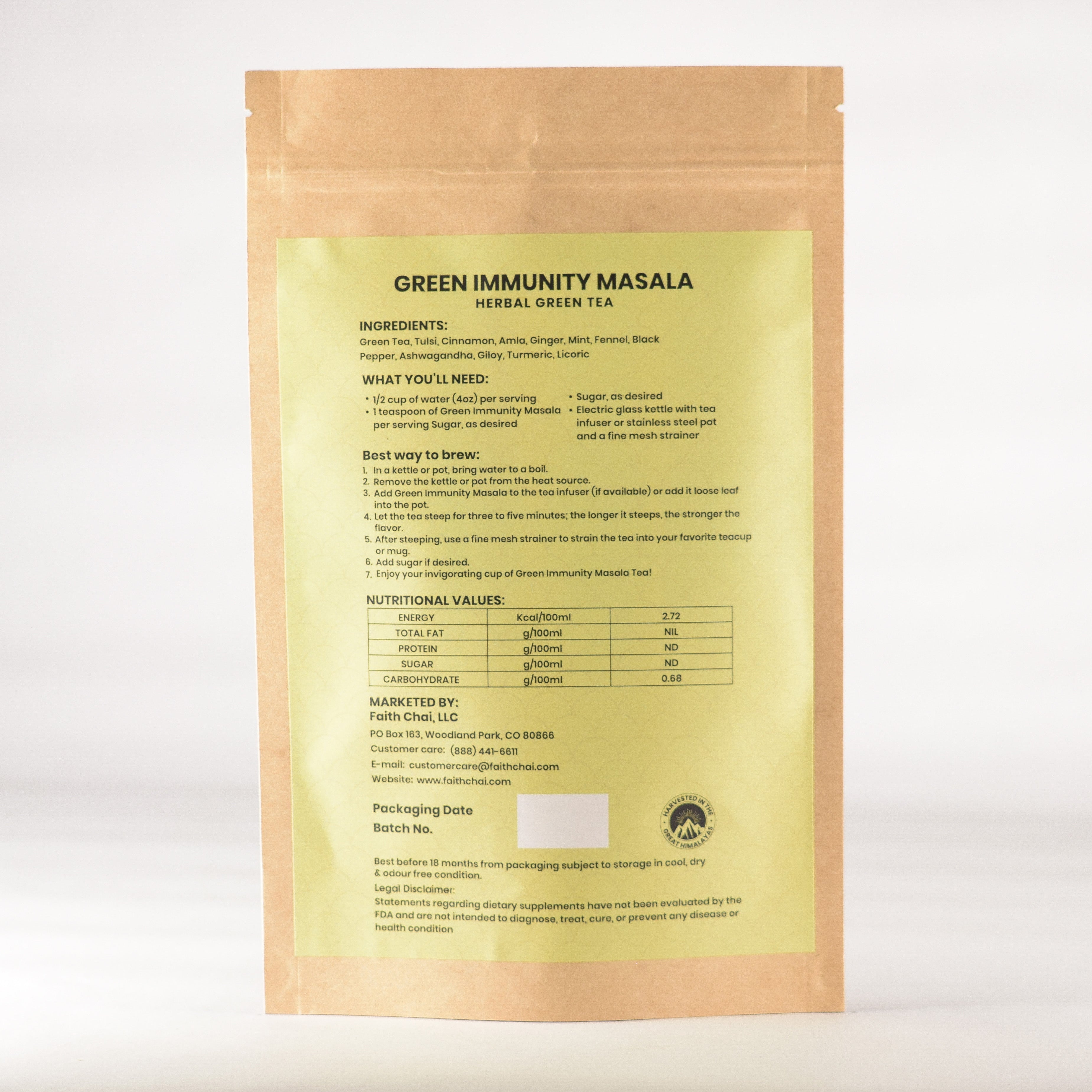 Green Immunity Masala